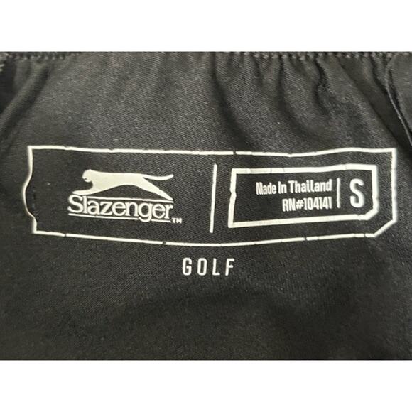 Slazenger golf black white patterned pull on drawstring skort pockets women's S - Picture 3 of 4